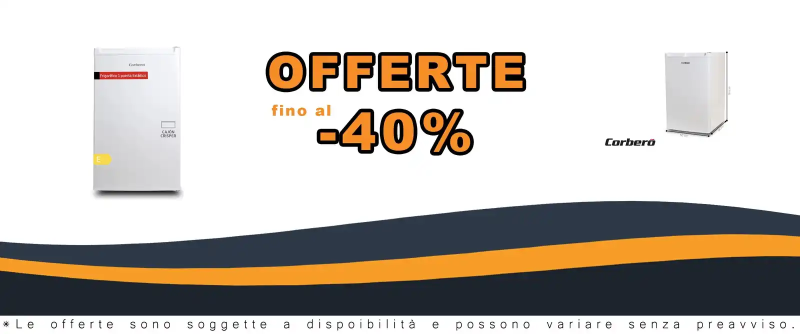 Refrigeratore a portata di mano 1 porta 102L con freezer 14L