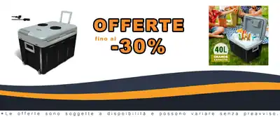 Raffreddatore Portatile Briebe 40 Lt AC/DC 12 V/220 V Auto Campeggio
