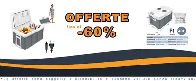 Refrigeratore Eletrico 48L 12V Portatile Eco Mode